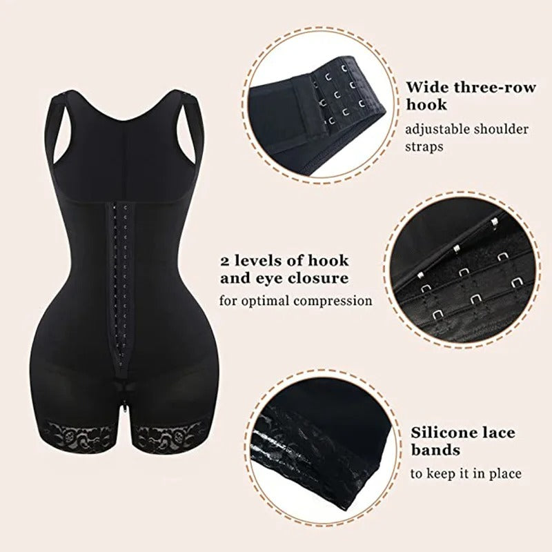 SilhouetteLuxe™ Faja Premium Colombiana de Cuerpo Completo