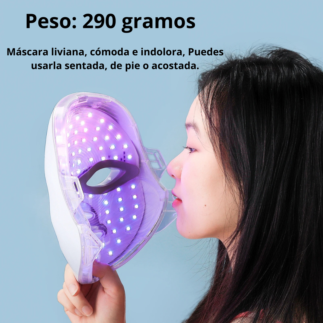Máscara de Rejuvenecimiento Facial LED
