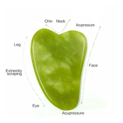 DESINFLAMA TU ROSTRO CON set de Rodillo de Jade y Gua Sha