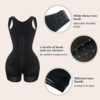 SilhouetteLuxe™ Faja Premium Colombiana de Cuerpo Completo